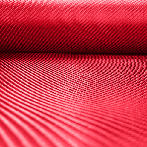 260 gsm Coloured Carbon Fabric Hypetex Enzo 3K Twill 2x2, 125 cm width