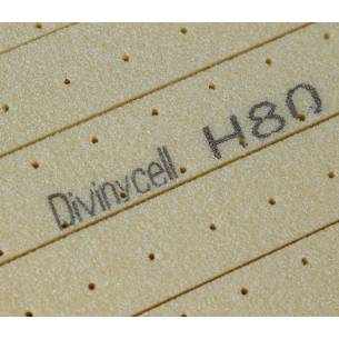 INFUSION PVC FOAM Divinycell H80 25mm PFC ODC / perforated and one-directional cuts